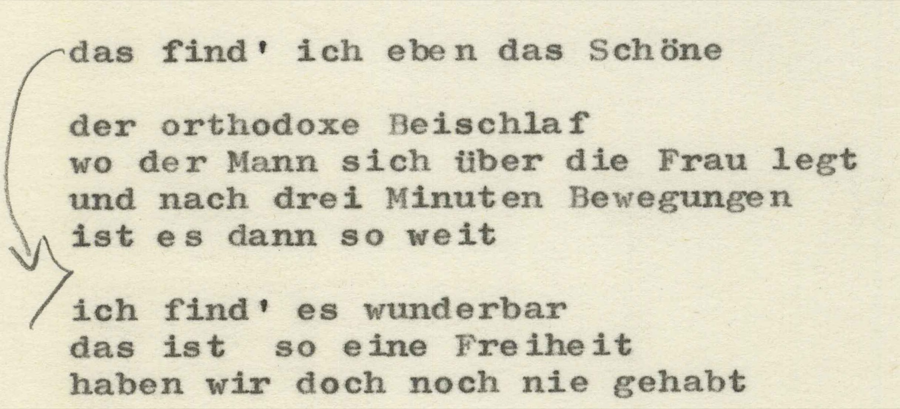 Umstellung innerhalb eines Dokuments, Auszug aus 6F3-SeF-018